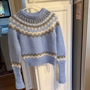 Cozy Blue and Gray Women's Sweater